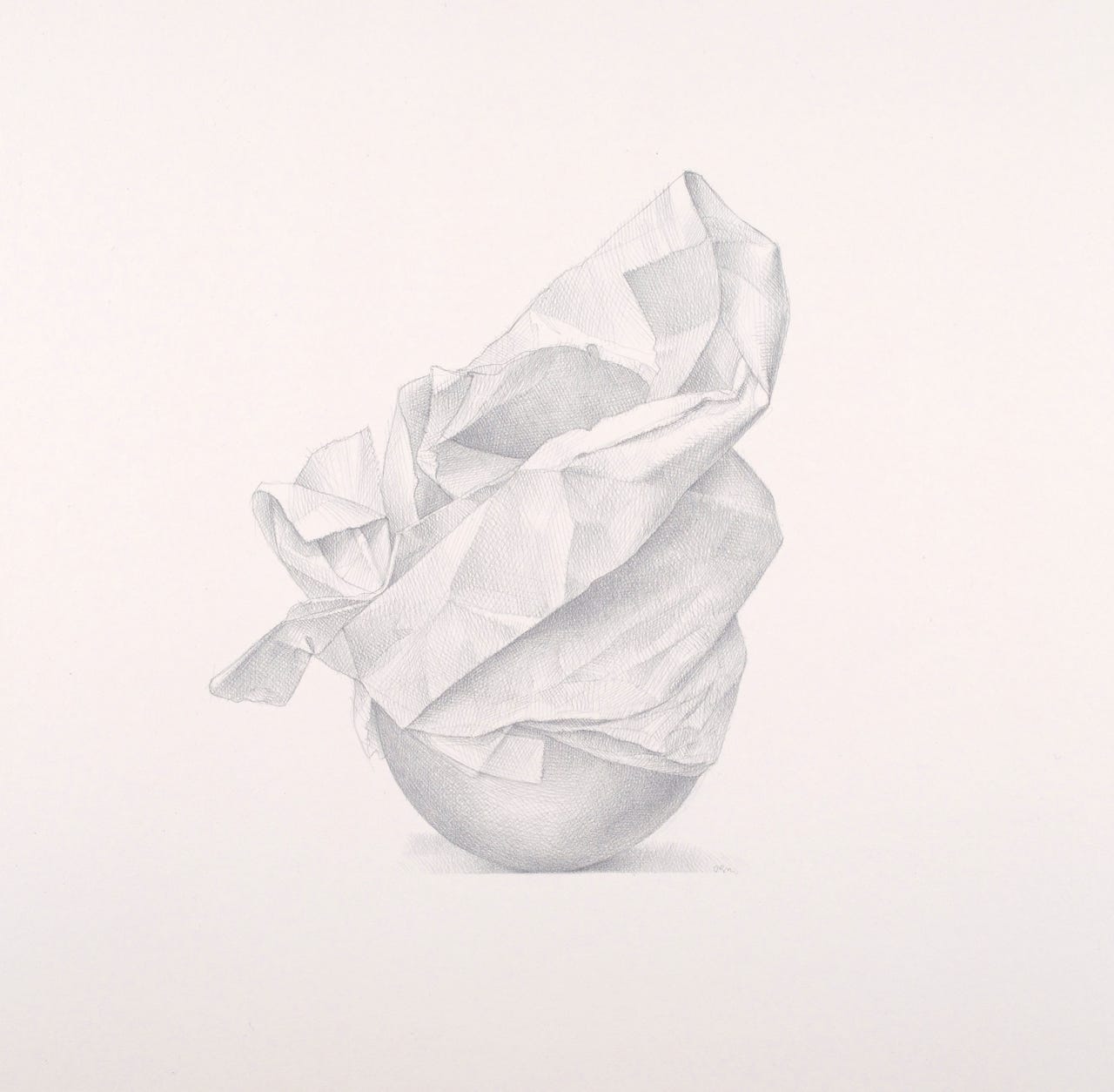 silverpoint, metalpoint, drawing, still life, Tom Mazzullo