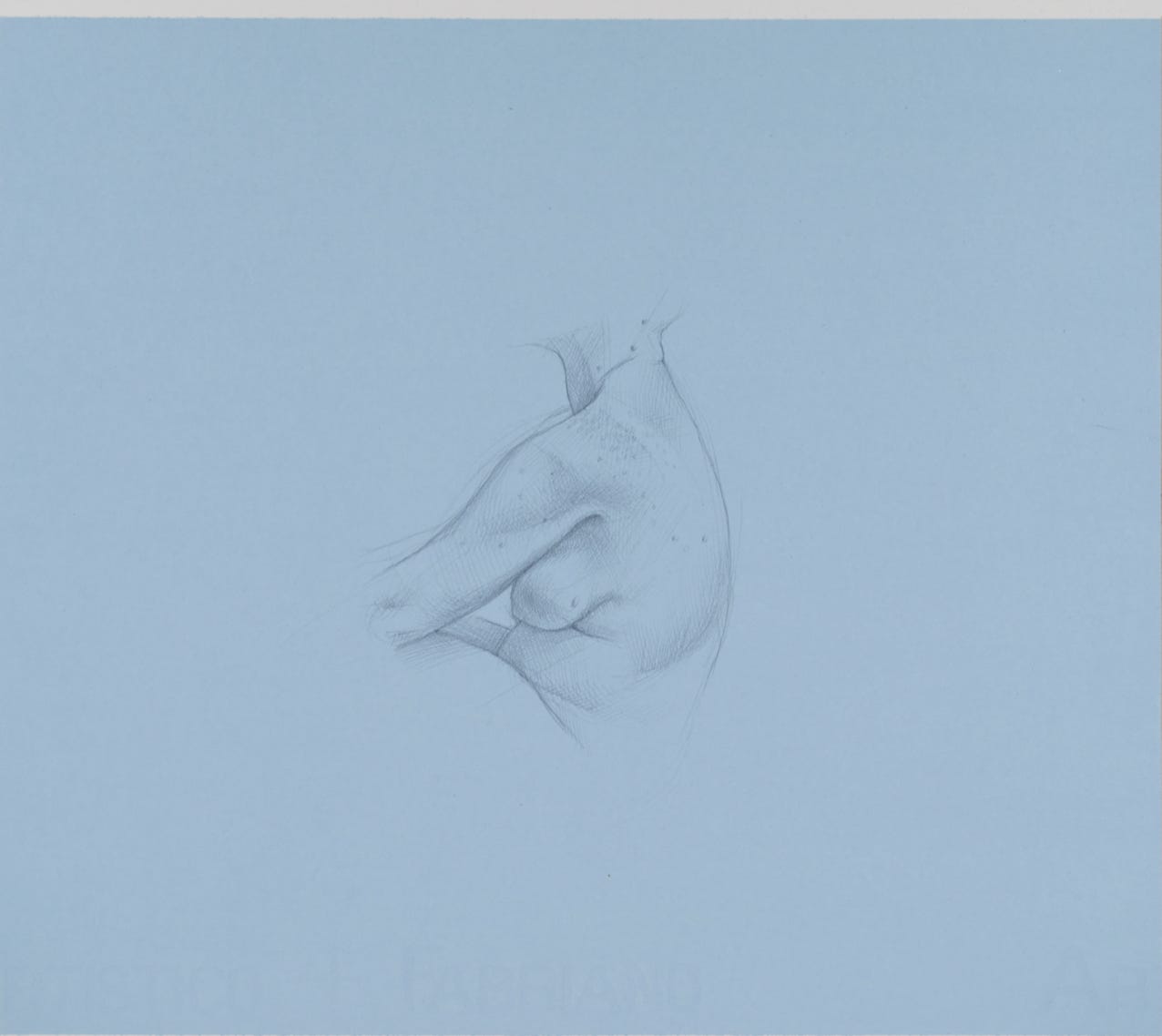 silverpoint, metalpoint, drawing, life drawing, nude figure, Tom Mazzullo