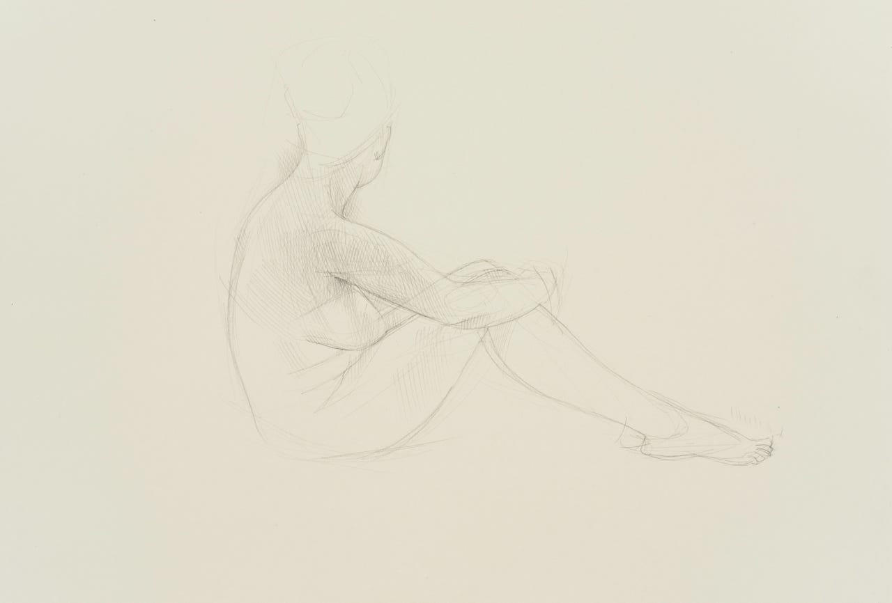 Ajalee, 2014, silverpoint on prepared paper, 9.5 x 13.5 (sheet size)