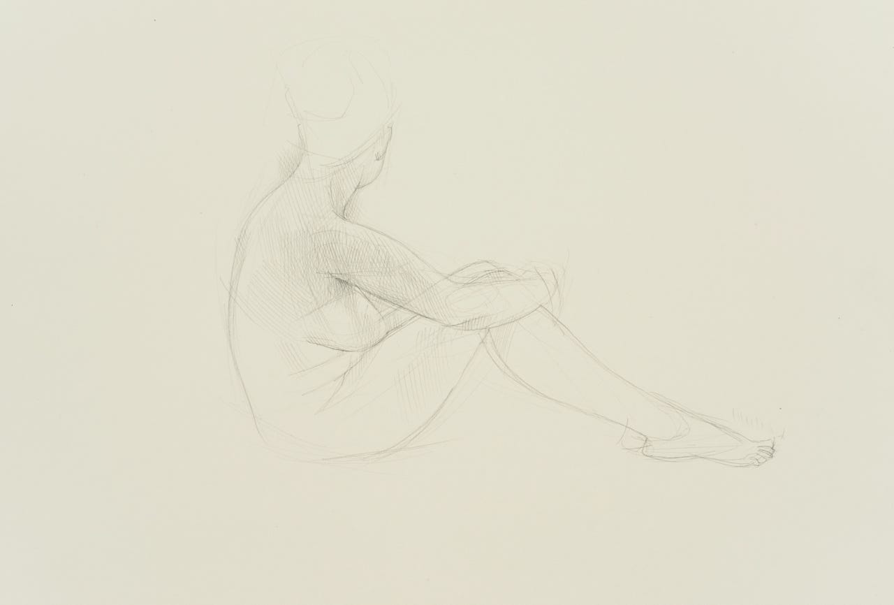 Ajalee, 2014, silverpoint on prepared paper, 9.5 x 13.5 (sheet size)