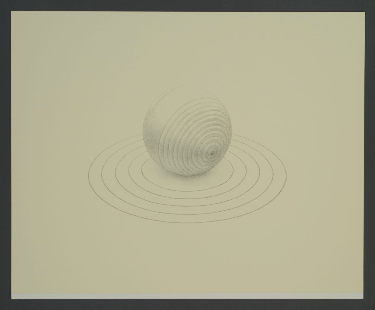 Invention No. 20, 2021, silverpoint on prepared paper, 11 x 13.5 inches