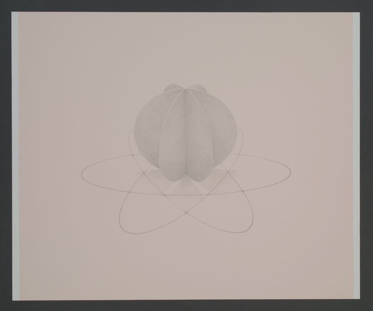 Invention No. 20, 2021, silverpoint on prepared paper, 11 x 13.5 inches